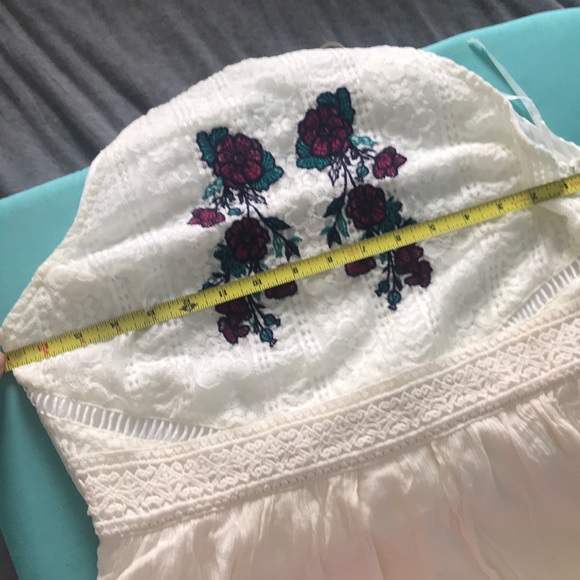 NWT Francesca’s Romper w/ skirt & embroidered top - Picture 8 of 8